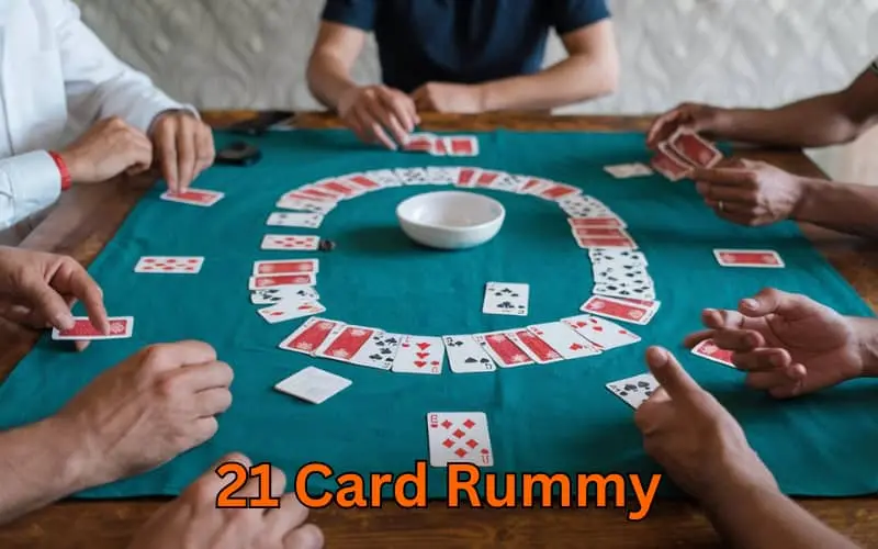 21 card rummy